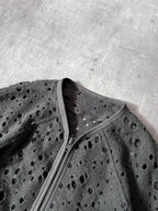 Y-3 Yohji Yamamoto x Adidas Sample Wool Camo Zip Sweatshirt Green Men - M