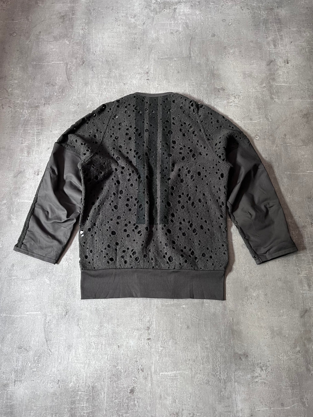 Y-3 Yohji Yamamoto x Adidas Sample Wool Camo Zip Sweatshirt Green Men - M