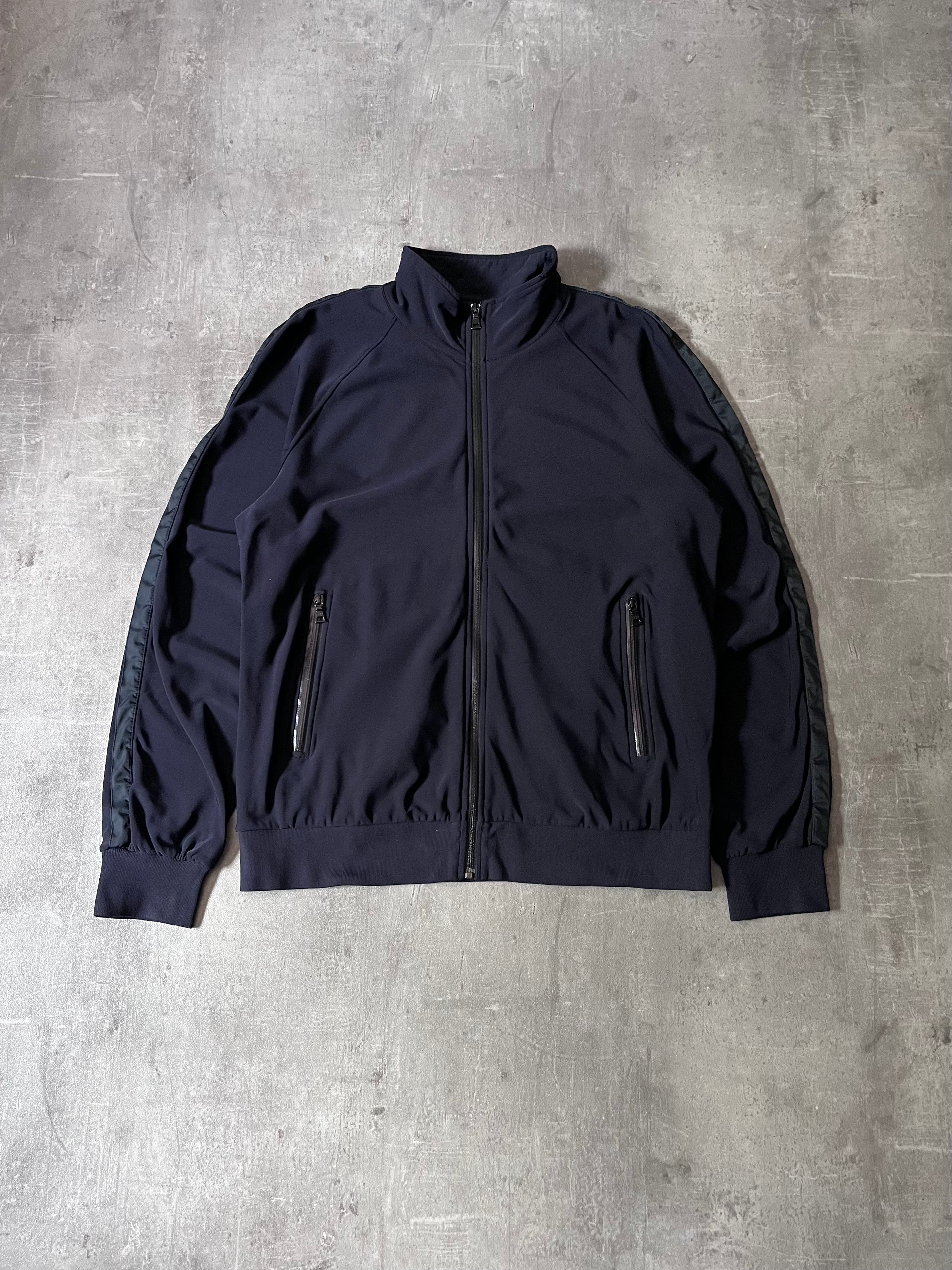 2007 Prada Thin Fleece Lining Lightweight Jacket Navy Men - XL
