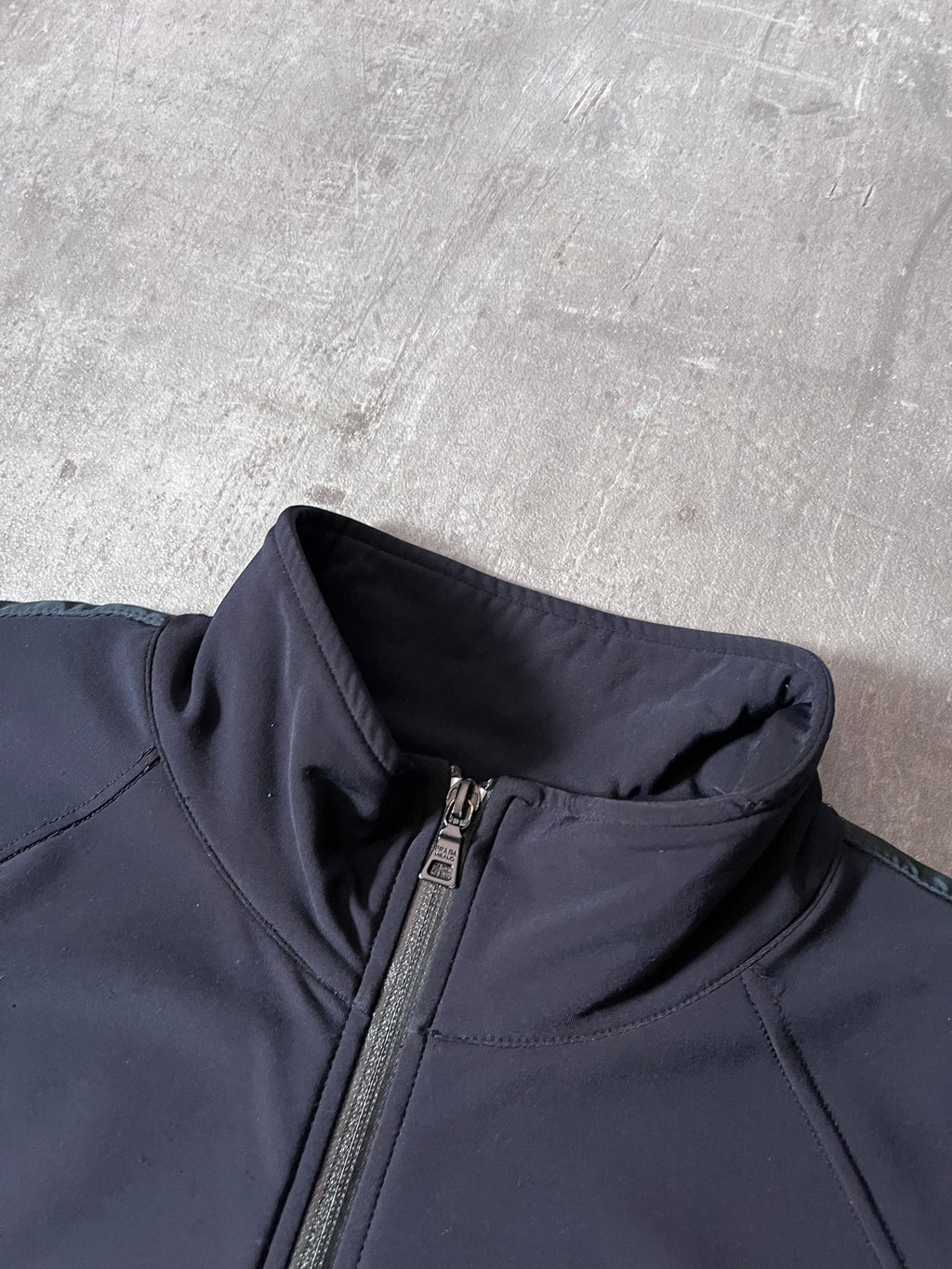 2007 Prada Thin Fleece Lining Lightweight Jacket Navy Men - XL