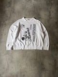 F/W 2019/20 Raf Simons "Heroes Losers" Polo Sweatshirt White Men - M