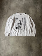 F/W 2019/20 Raf Simons "Heroes Losers" Polo Sweatshirt White Men - M