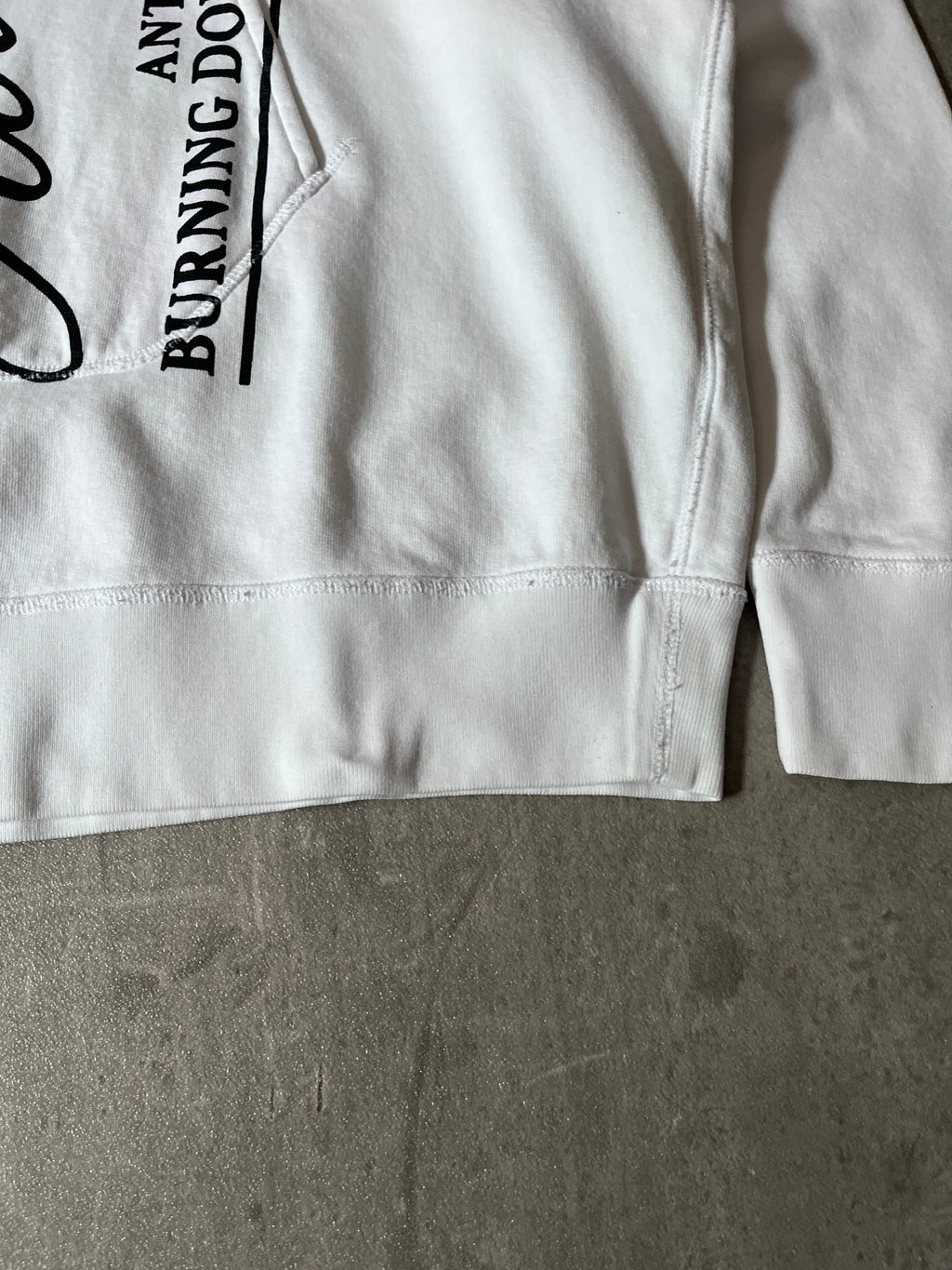 F/W 2019/20 Raf Simons "Heroes Losers" Polo Sweatshirt White Men - M