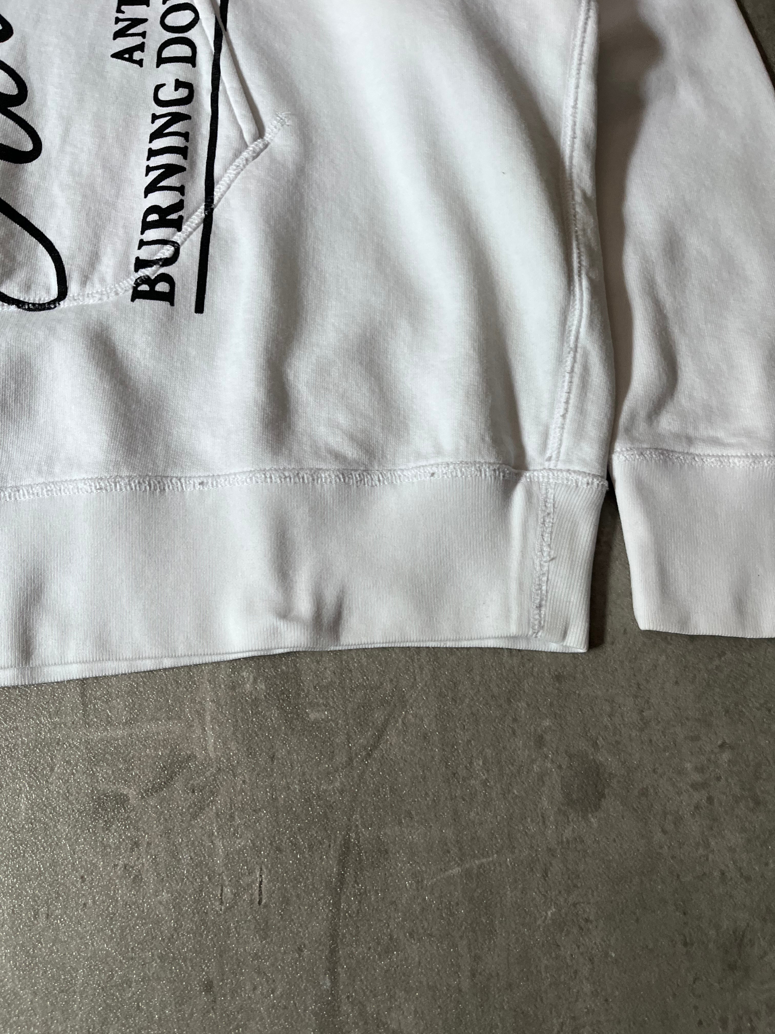 F/W 2019/20 Raf Simons "Heroes Losers" Polo Sweatshirt White Men - M