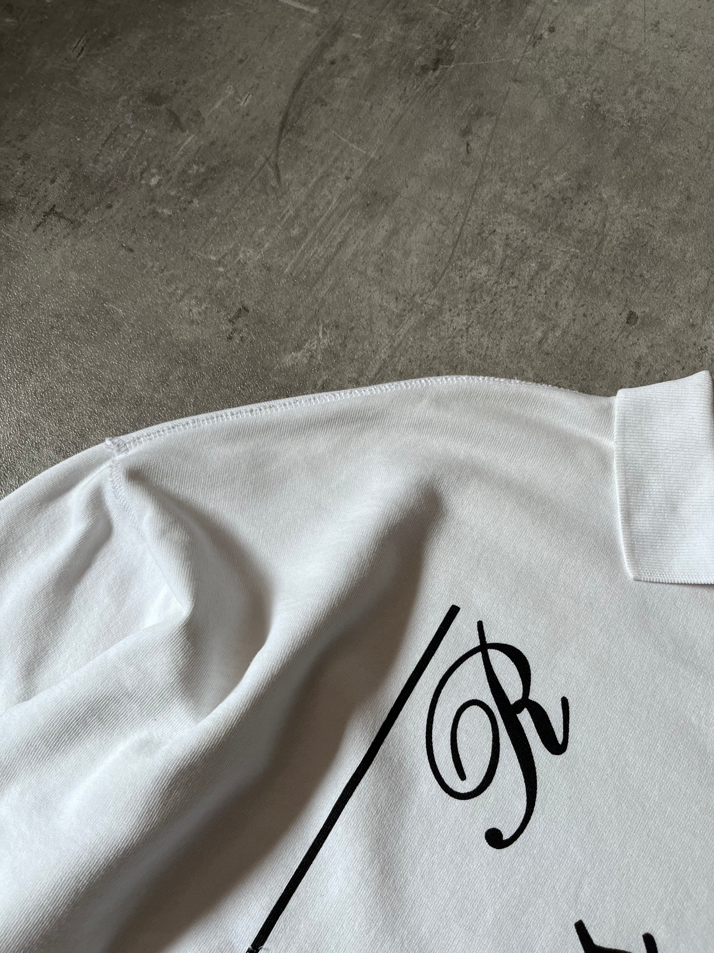 F/W 2019/20 Raf Simons "Heroes Losers" Polo Sweatshirt White Men - M
