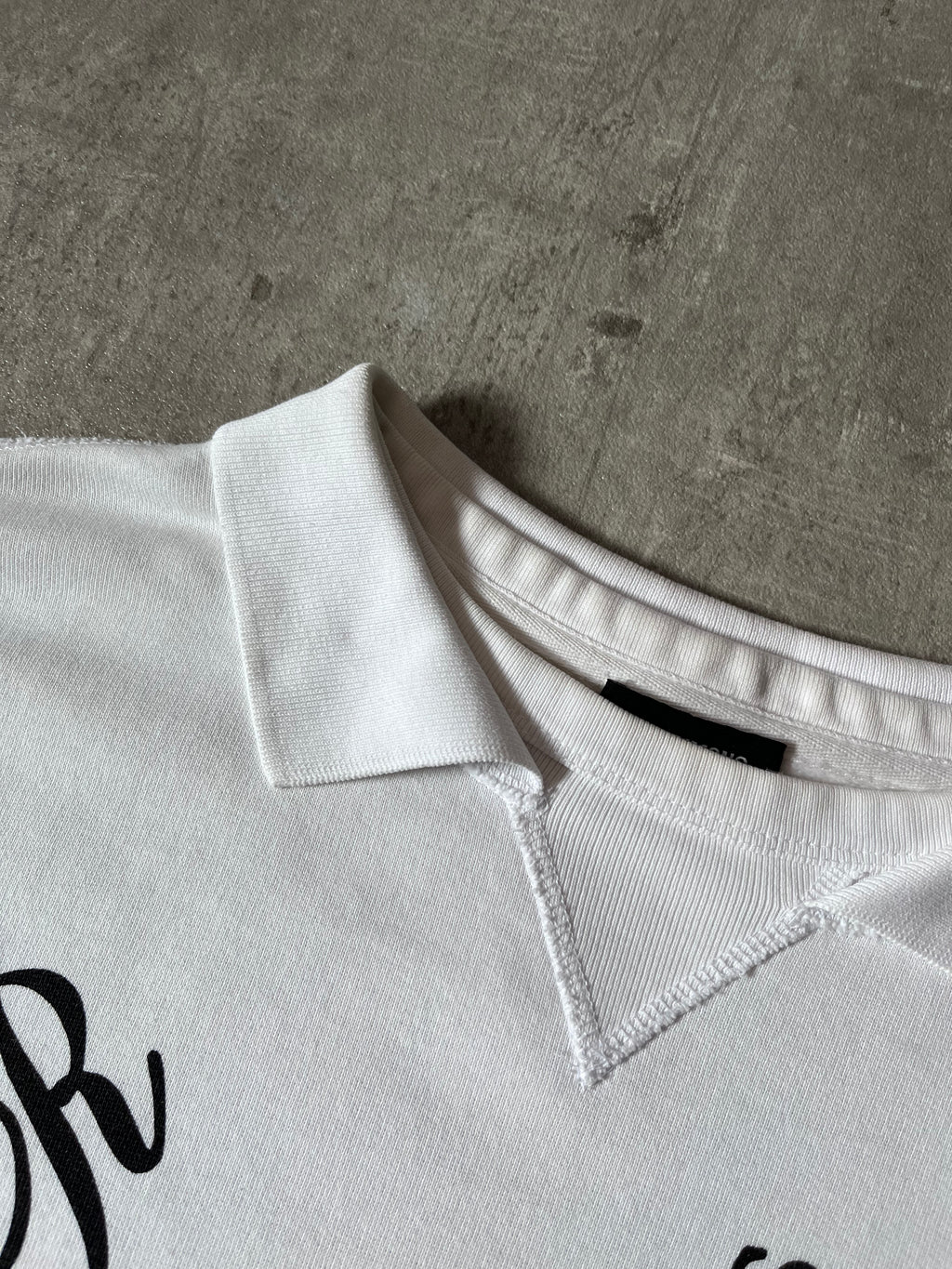 F/W 2019/20 Raf Simons "Heroes Losers" Polo Sweatshirt White Men - M