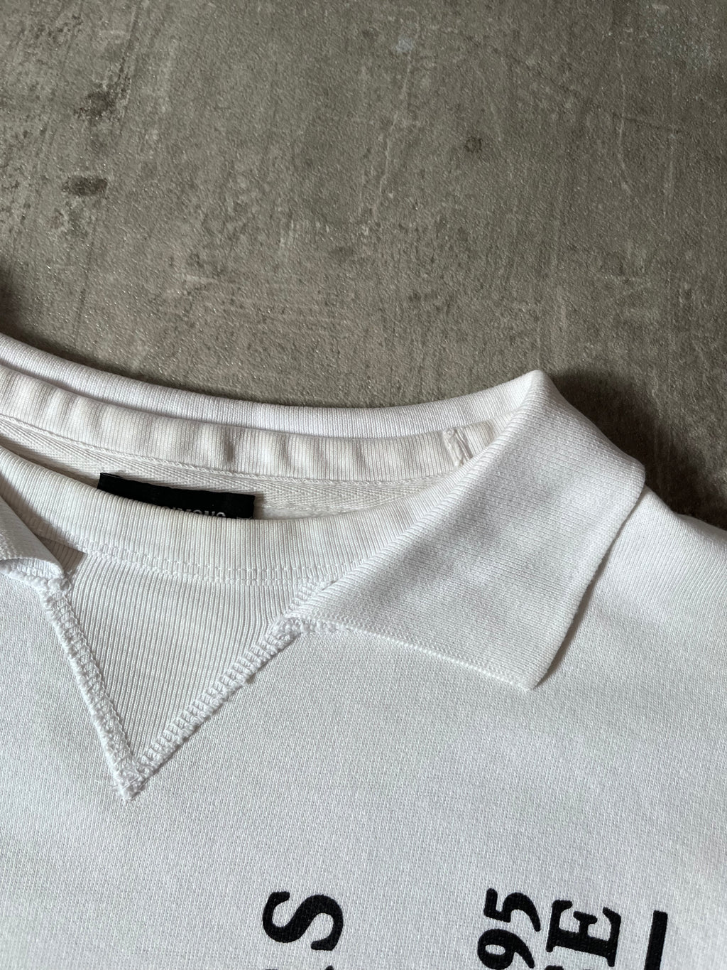 F/W 2019/20 Raf Simons "Heroes Losers" Polo Sweatshirt White Men - M