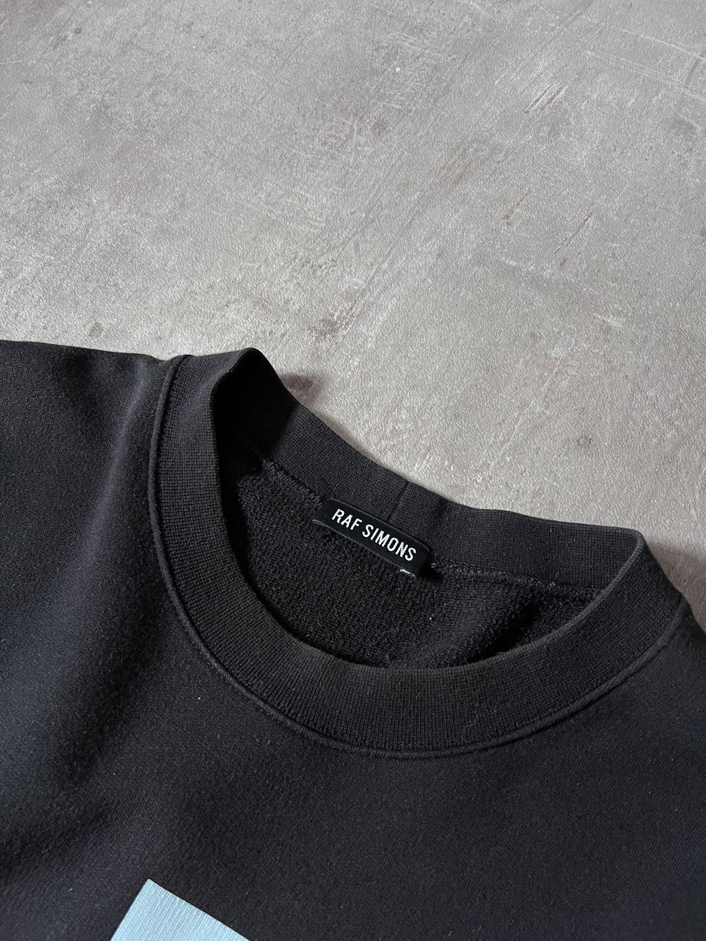 S/S 2015 Raf Simons Rollercoaster Collage Print Sweatshirt Black Men - M