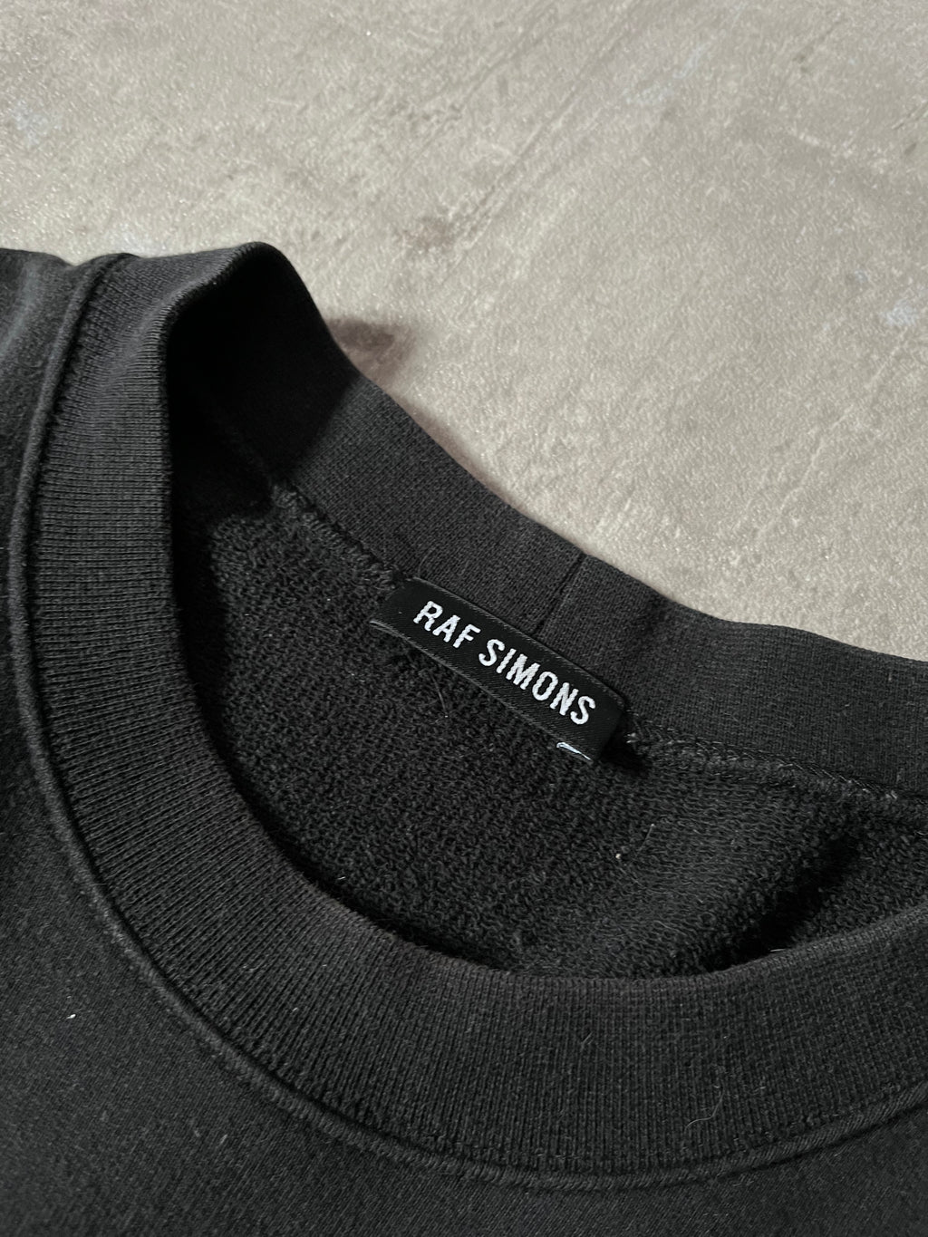 S/S 2015 Raf Simons Rollercoaster Collage Print Sweatshirt Black Men - M