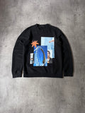 S/S 2015 Raf Simons Rollercoaster Collage Print Sweatshirt Black Men - S