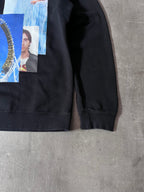 S/S 2015 Raf Simons Rollercoaster Collage Print Sweatshirt Black Men - L