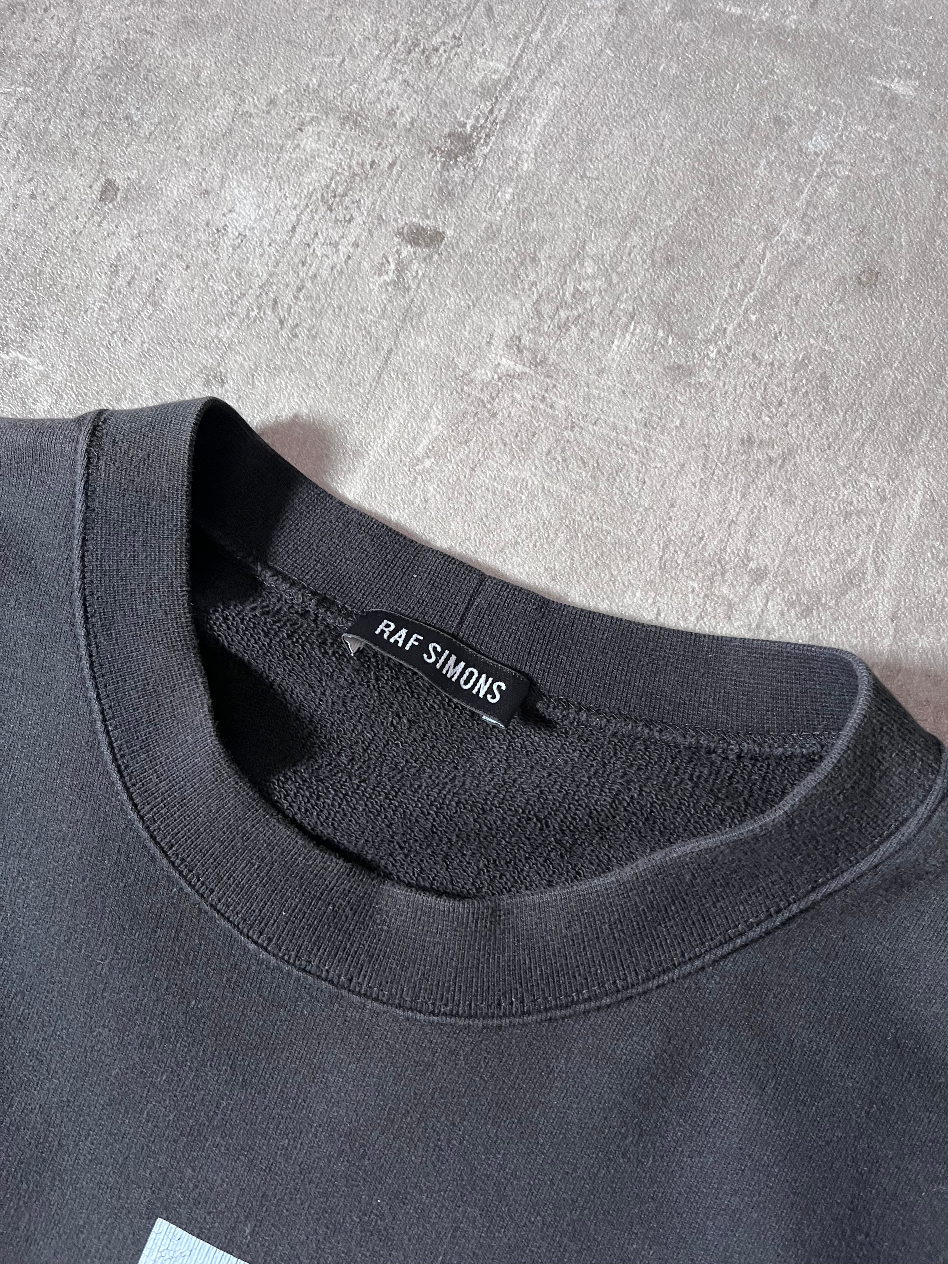 S/S 2015 Raf Simons Rollercoaster Collage Print Sweatshirt Black Men - L