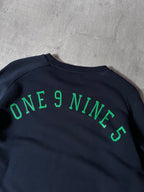 Raf Simons "One 9 Nine 5" Print Sweatshirt Navy Men - M