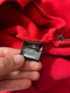 Raf Simons "To The Archives" Print Side Zip Sweatshirt Red Men - S