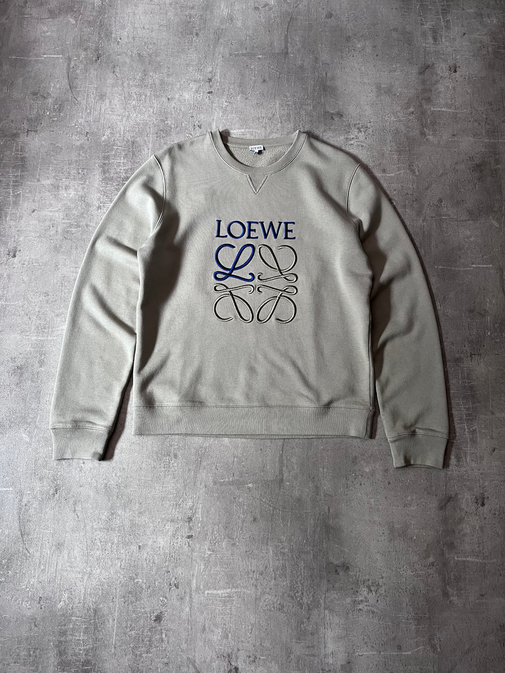 Loewe by JW Anderson Embroidered Logo Sweatshirt Green Men - L