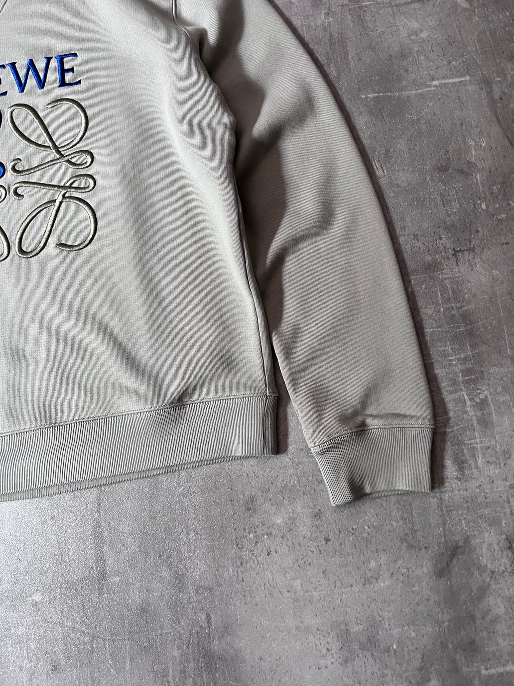 Loewe by JW Anderson Embroidered Logo Sweatshirt Green Men - L