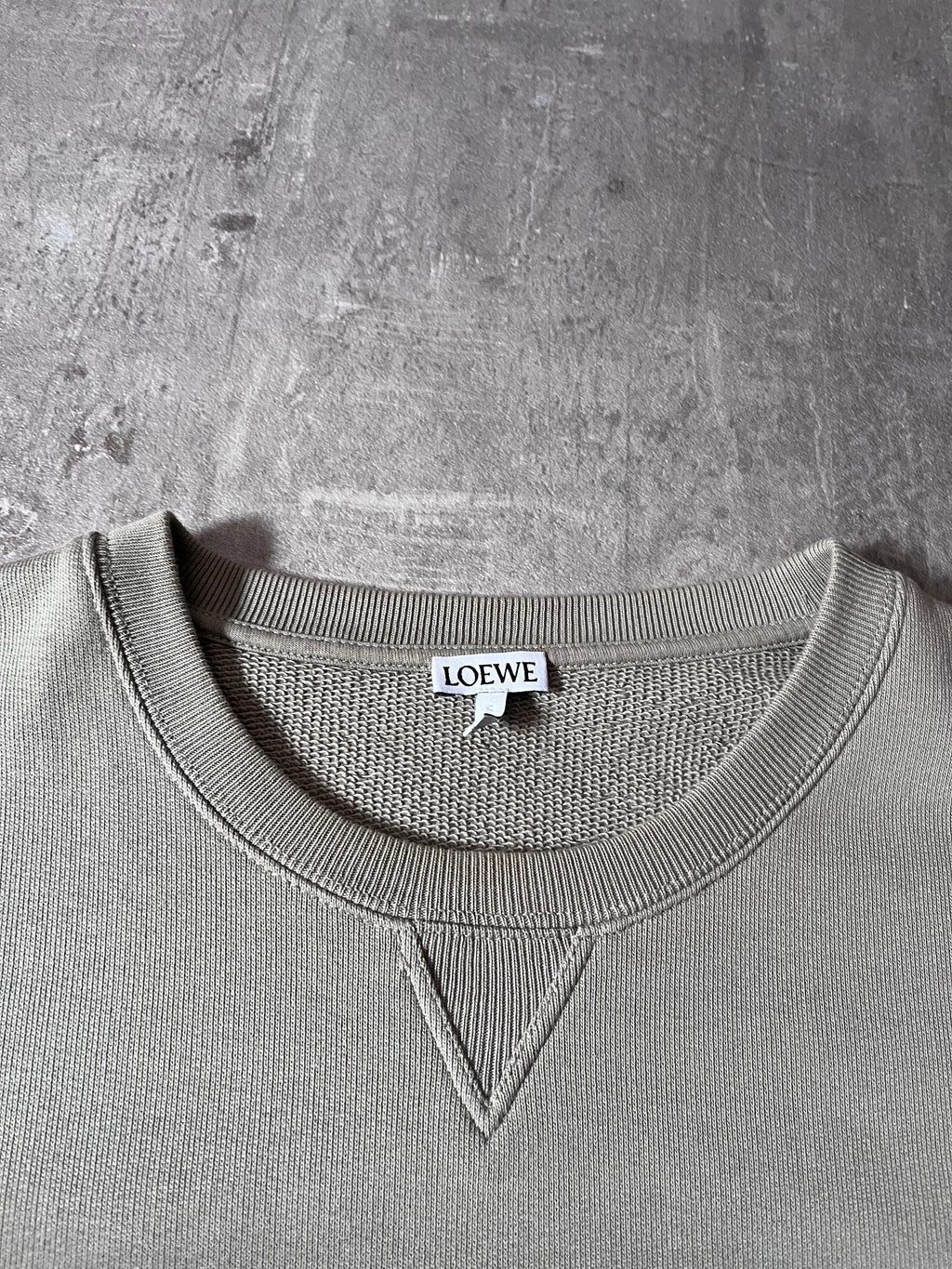 Loewe by JW Anderson Embroidered Logo Sweatshirt Green Men - L