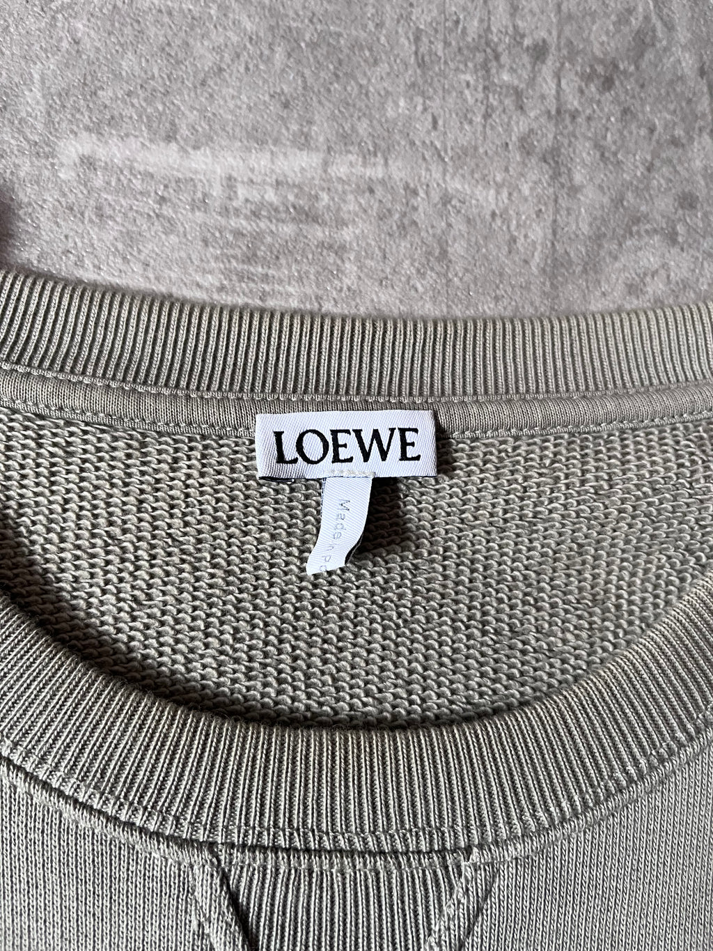 Loewe by JW Anderson Embroidered Logo Sweatshirt Green Men - L