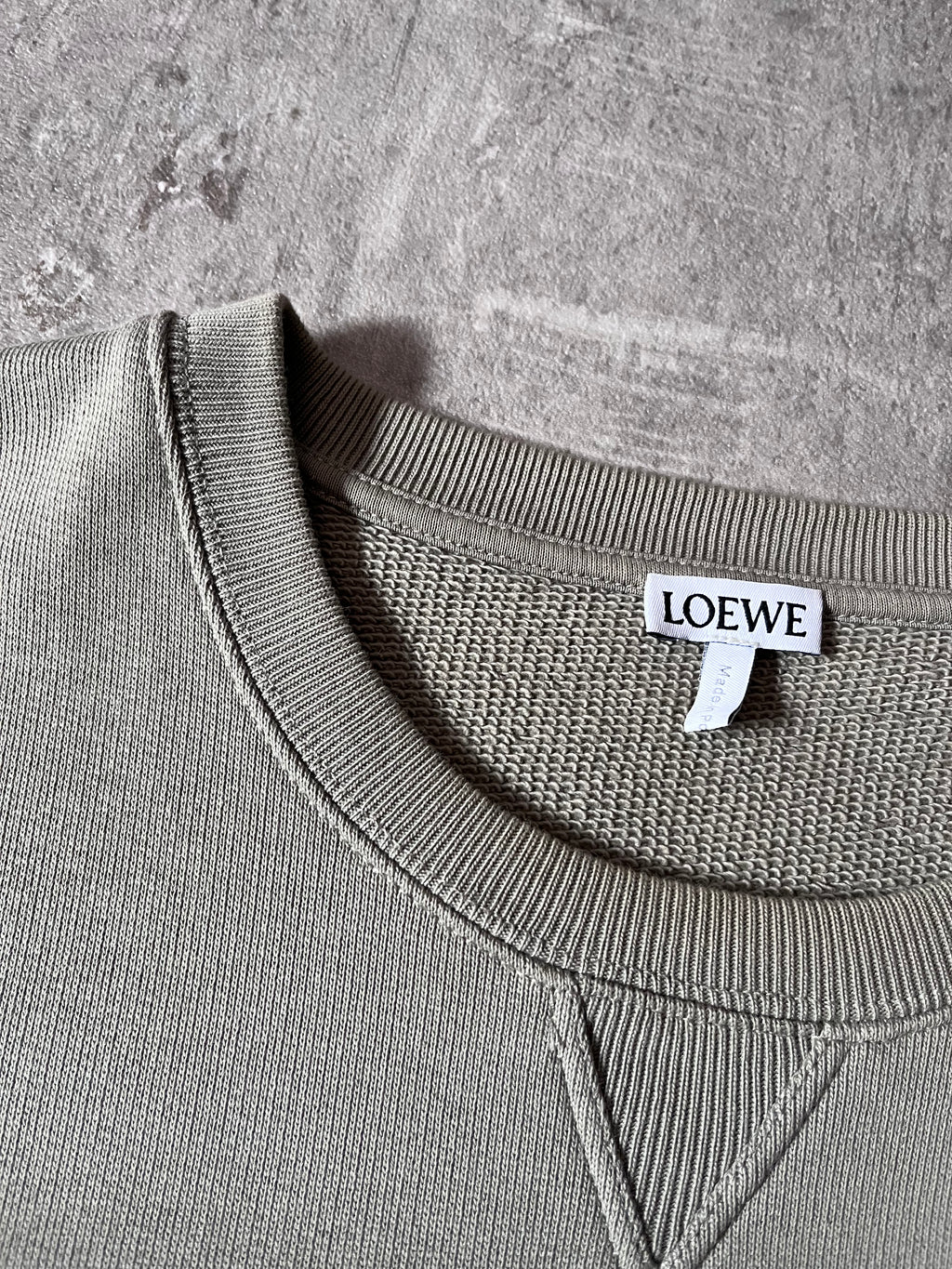 Loewe by JW Anderson Embroidered Logo Sweatshirt Green Men - L