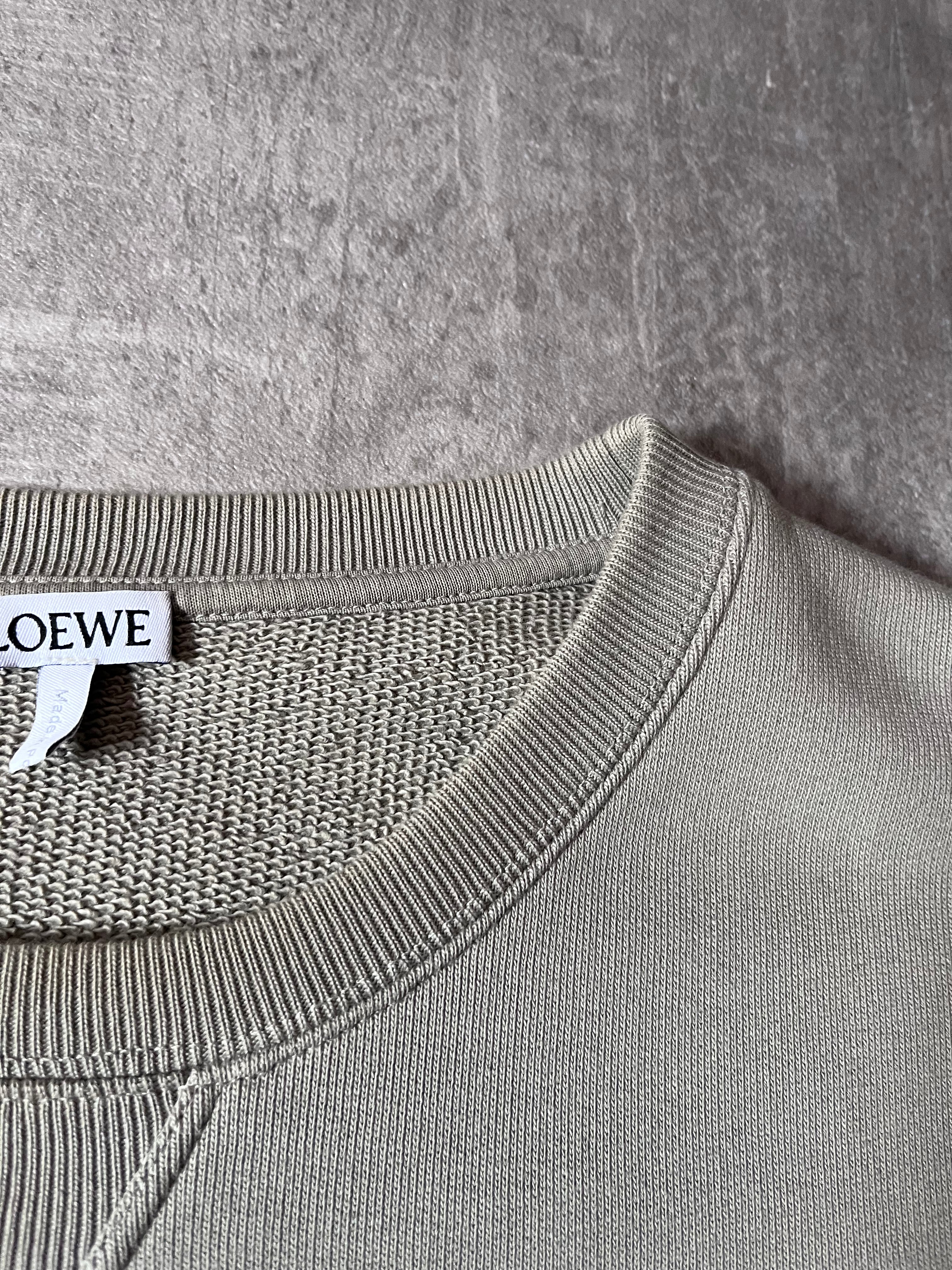 Loewe by JW Anderson Embroidered Logo Sweatshirt Green Men - L