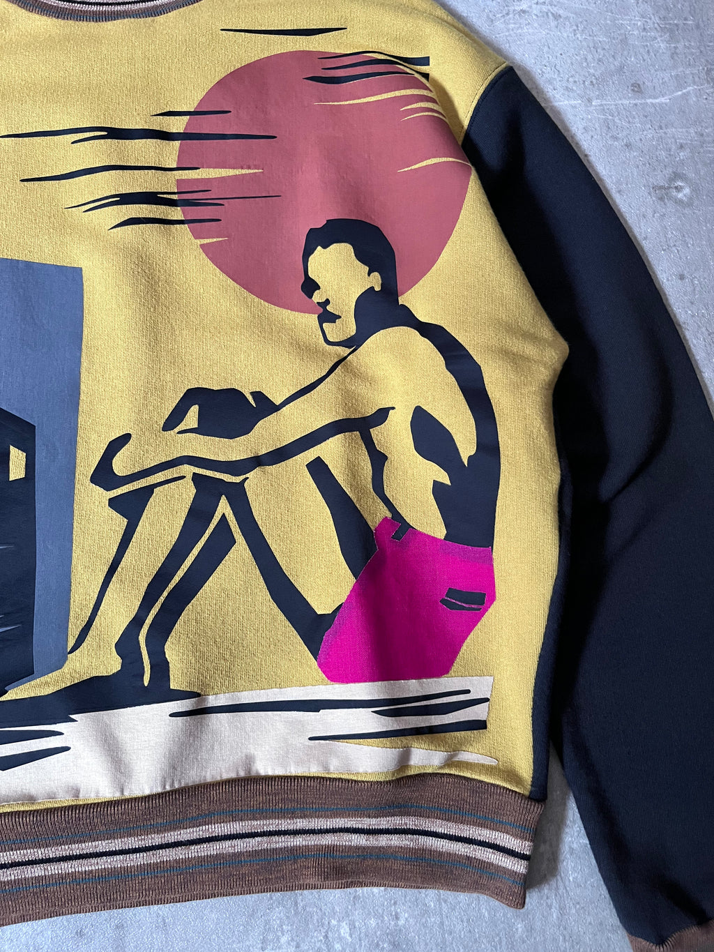 S/S 2014 Prada Sunset Hawaii Print Sweatshirt Multicolor Men -  M