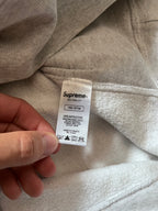 F/W 2017 Supreme Split English Logo Hoodie Pink Grey Men - M