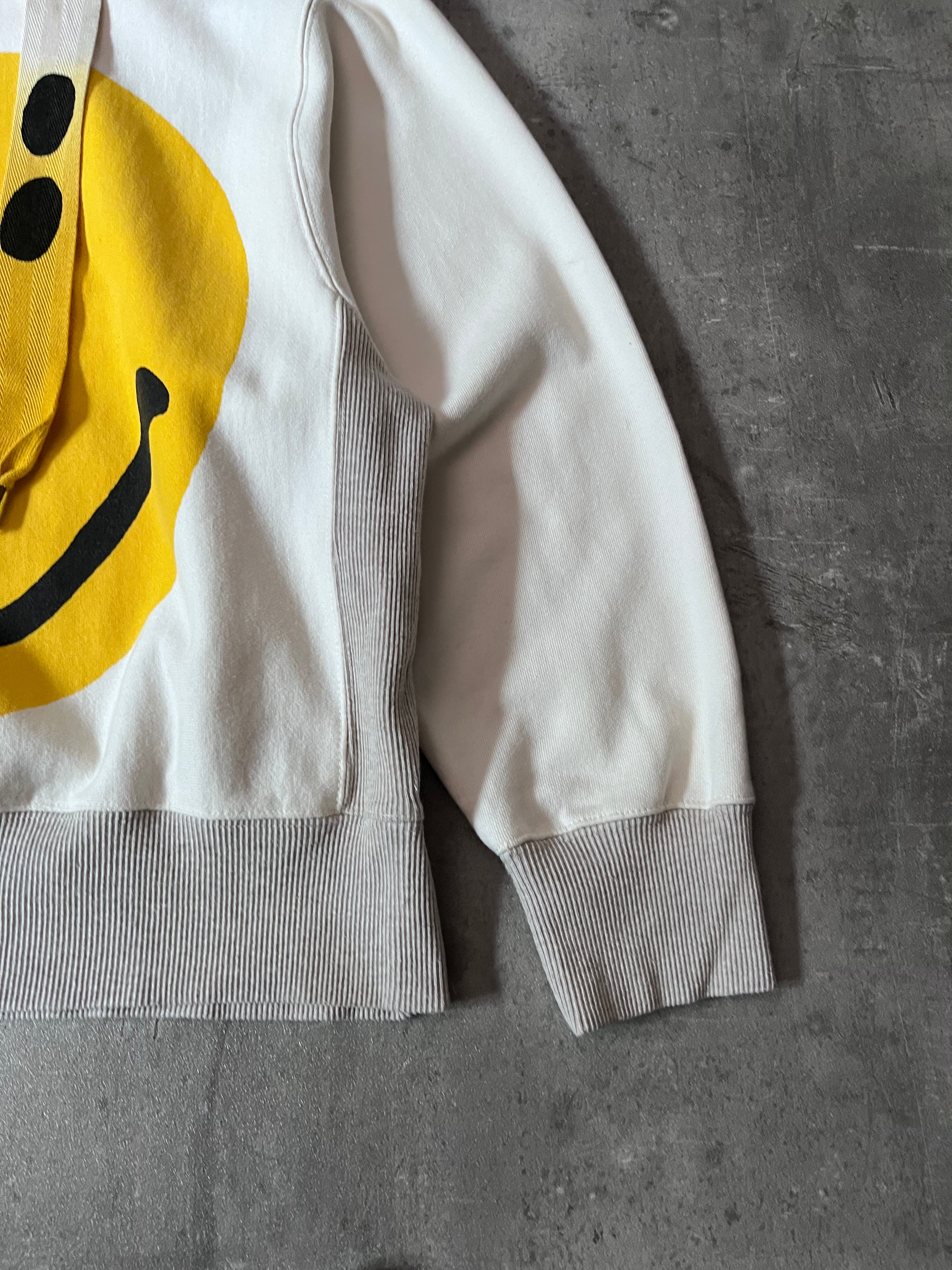 Kapital Smiley Rain Face Hoodie Beige Men - S