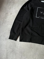 Y-3 Yohji Yamamoto x Adidas Chest Logo Sweatshirt Black Men - M