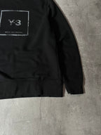 Y-3 Yohji Yamamoto x Adidas Chest Logo Sweatshirt Black Men - M