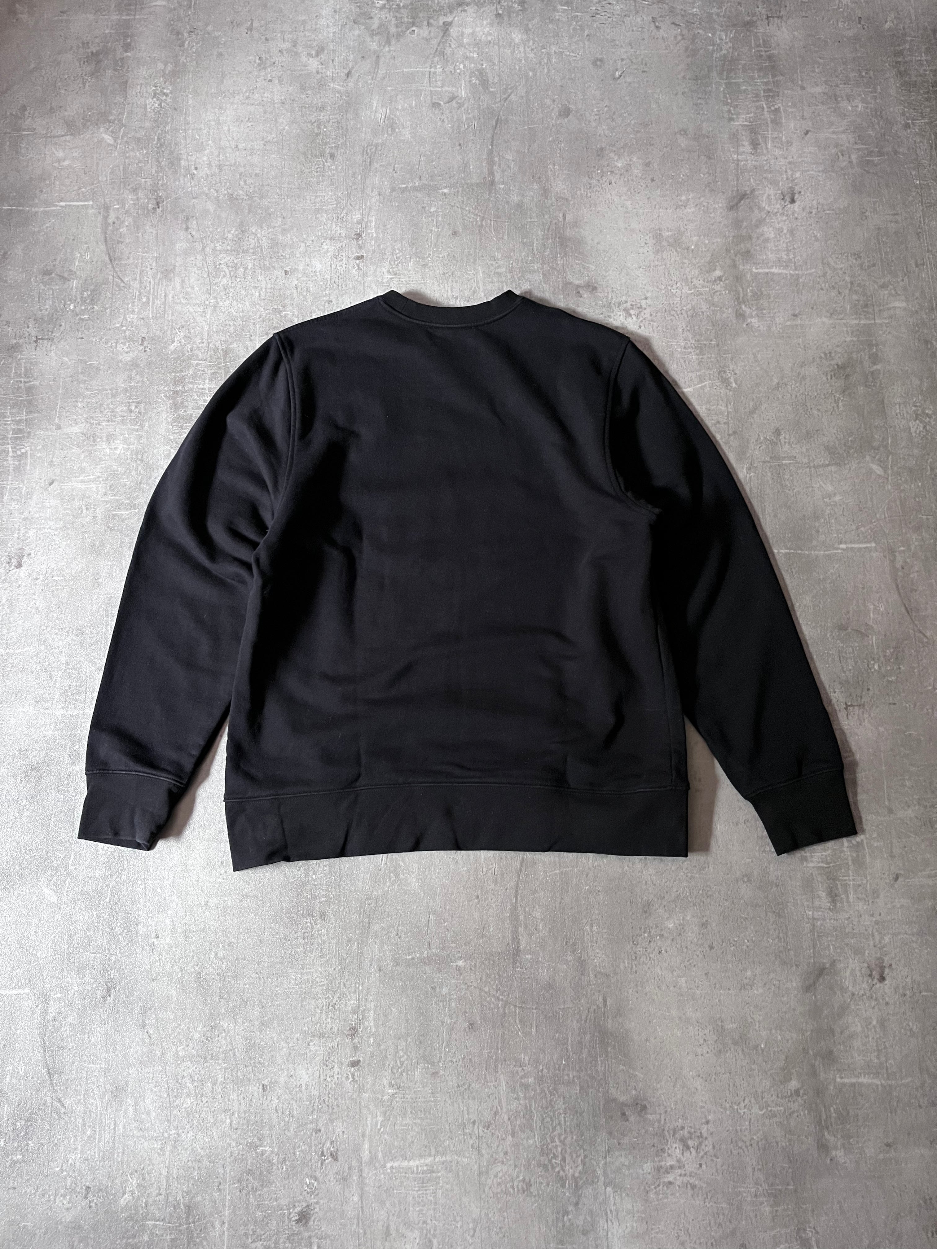 Y-3 Yohji Yamamoto x Adidas Chest Logo Sweatshirt Black Men - M