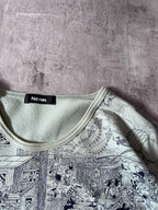 Issey Miyake Ne-Net Line Rasmus Klump Print Boxy Sweatshirt Green Women - M