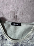 Issey Miyake Ne-Net Line Rasmus Klump Print Boxy Sweatshirt Green Women - M