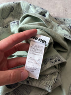 Issey Miyake Ne-Net Line Rasmus Klump Print Boxy Sweatshirt Green Women - M