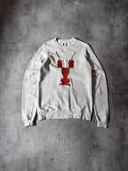 Rick Owens DRKSHDW Embroidered Logo Sweatshirt Beige Men - S