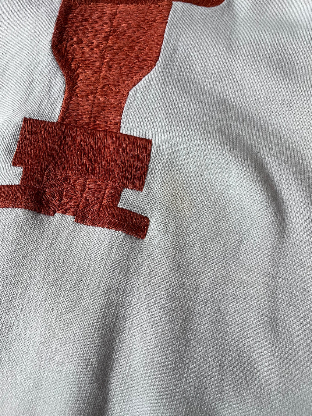 Rick Owens DRKSHDW Embroidered Logo Sweatshirt Beige Men - S