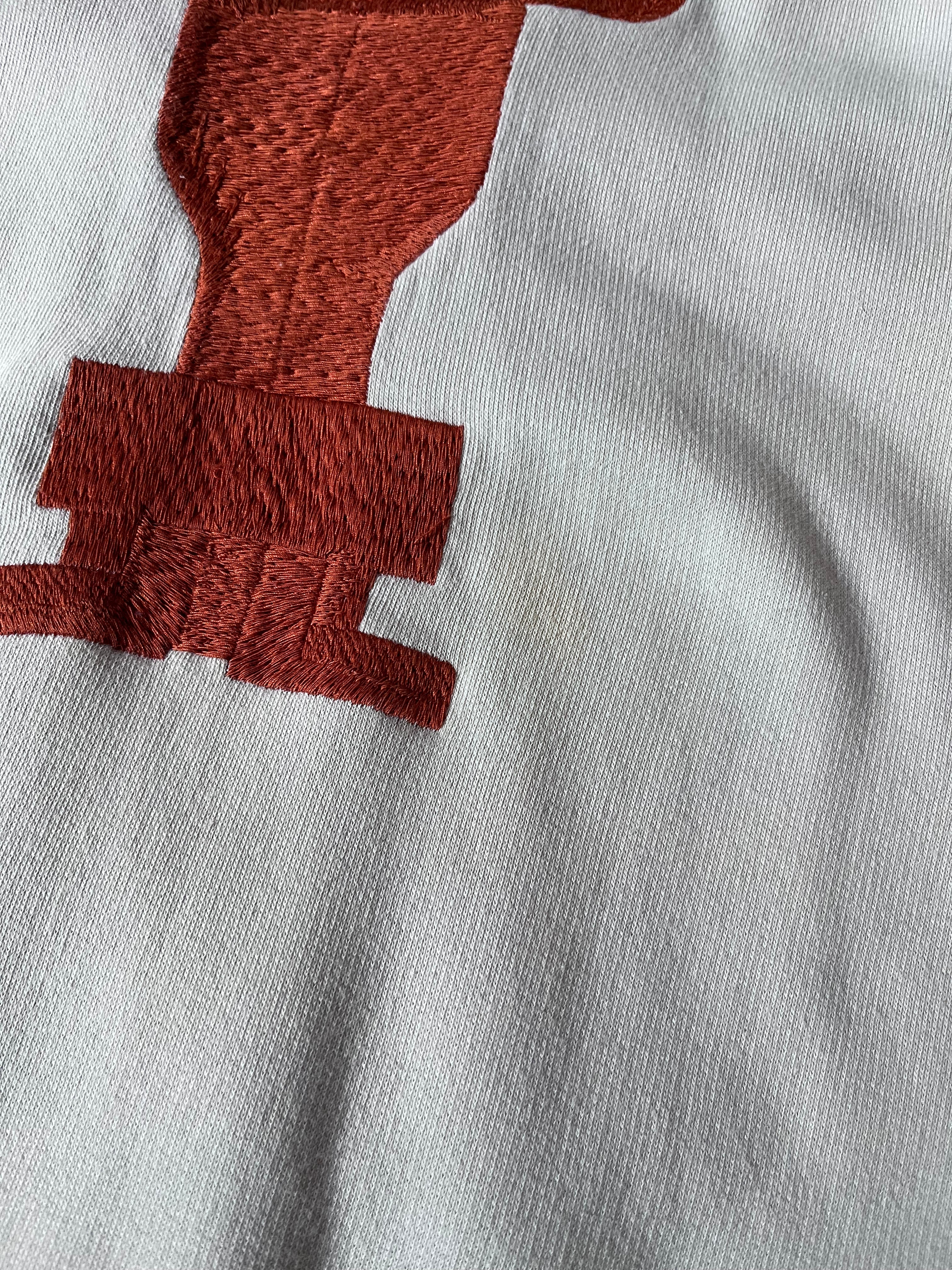 Rick Owens DRKSHDW Embroidered Logo Sweatshirt Beige Men - S