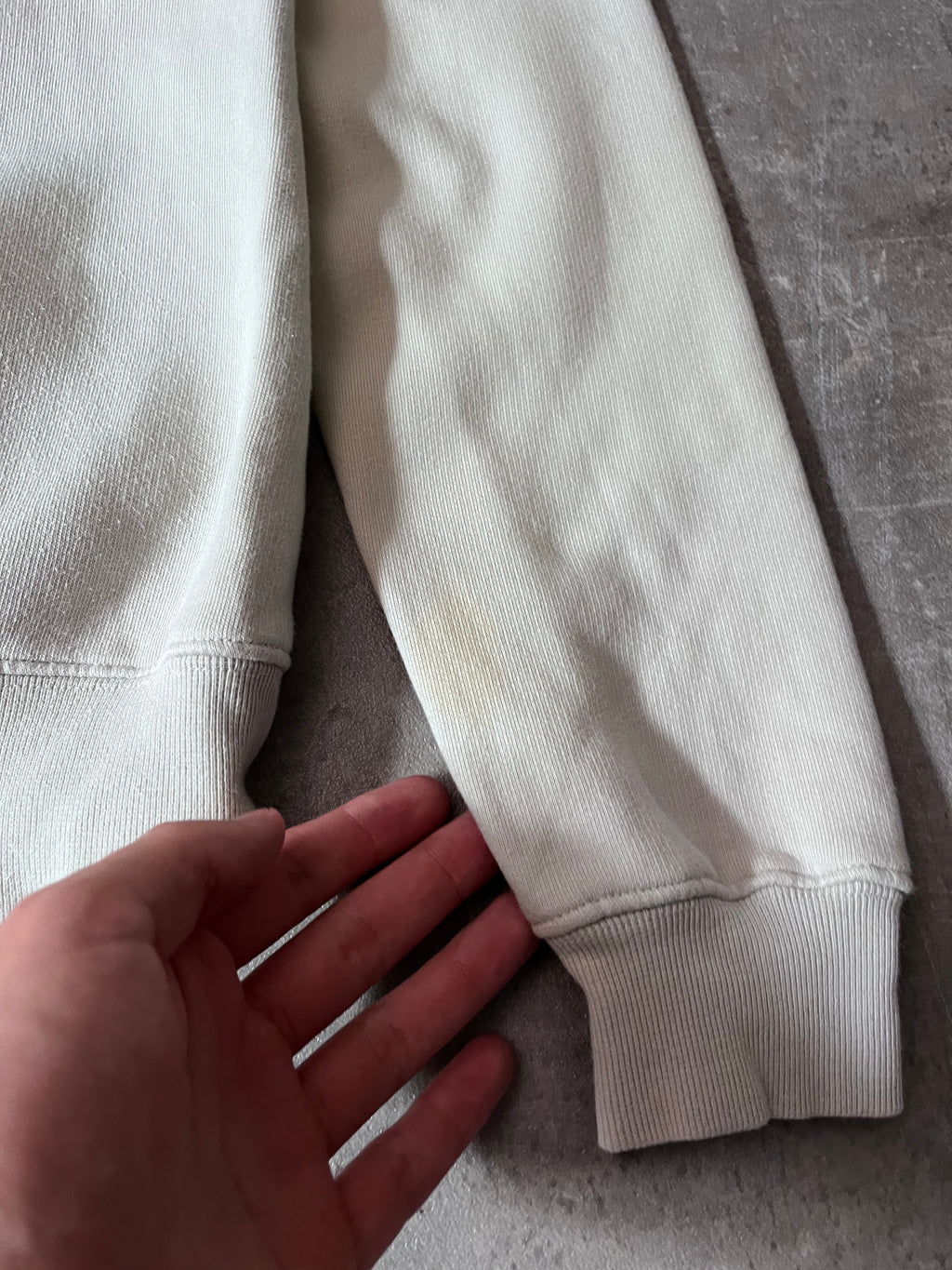 Rick Owens DRKSHDW Embroidered Logo Sweatshirt Beige Men - S