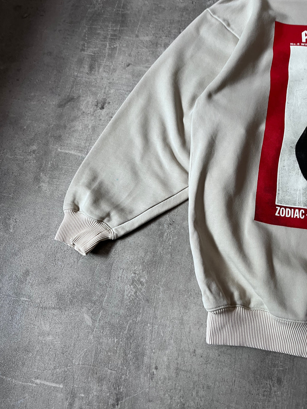 Acne Studios "Propaganda" Print Sweatshirt Beige Men - XS