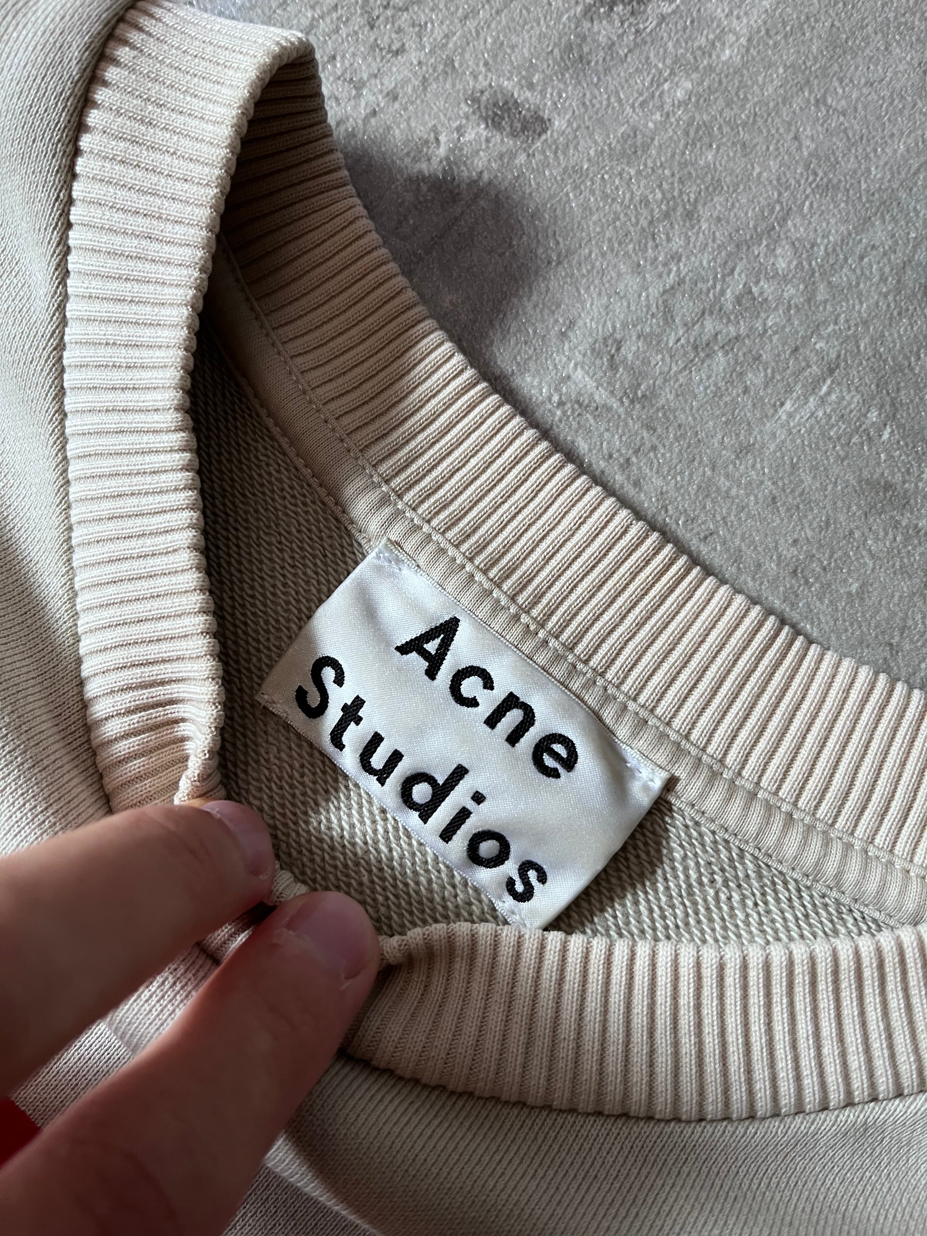 Acne Studios "Propaganda" Print Sweatshirt Beige Men - XS