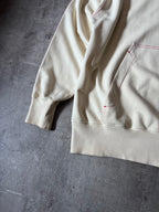 Acne Studios Small Logo Hoodie Cream/Beige Men - XS