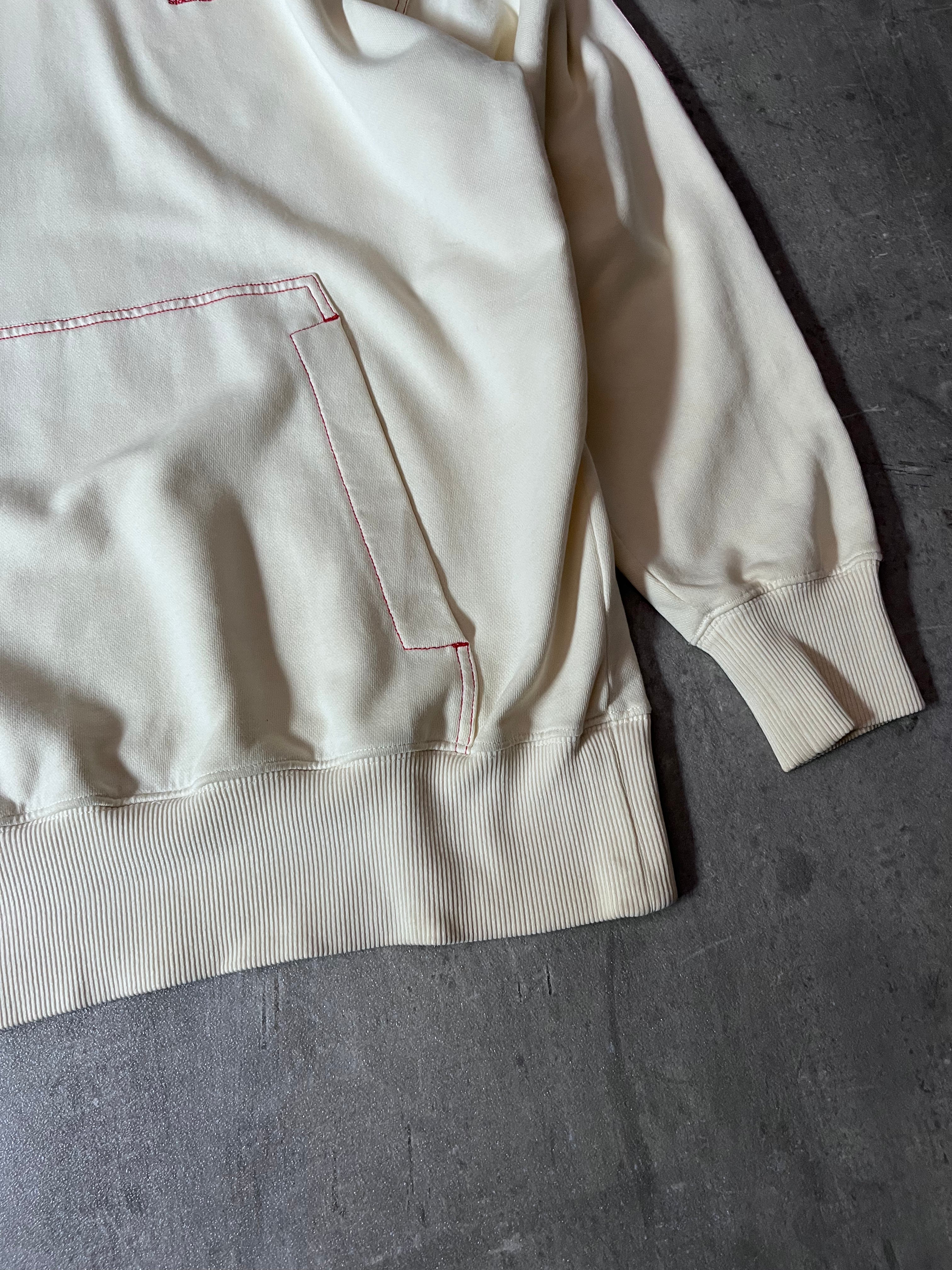 Acne Studios Small Logo Hoodie Cream/Beige Men - XS