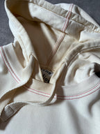 Acne Studios Small Logo Hoodie Cream/Beige Men - XS