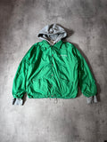 S/S 2018 Maison Margiela "Atelier" Print 2 in 1 Hoodie Jacket Grey Green Men - M
