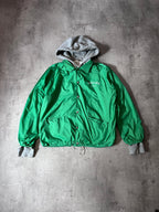 S/S 2018 Maison Margiela "Atelier" Print 2 in 1 Hoodie Jacket Grey Green Men - M
