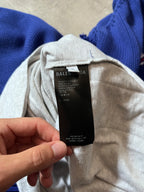 F/W 2021 Balenciaga Political Campaign Distressed Sweter Blue Grey - S