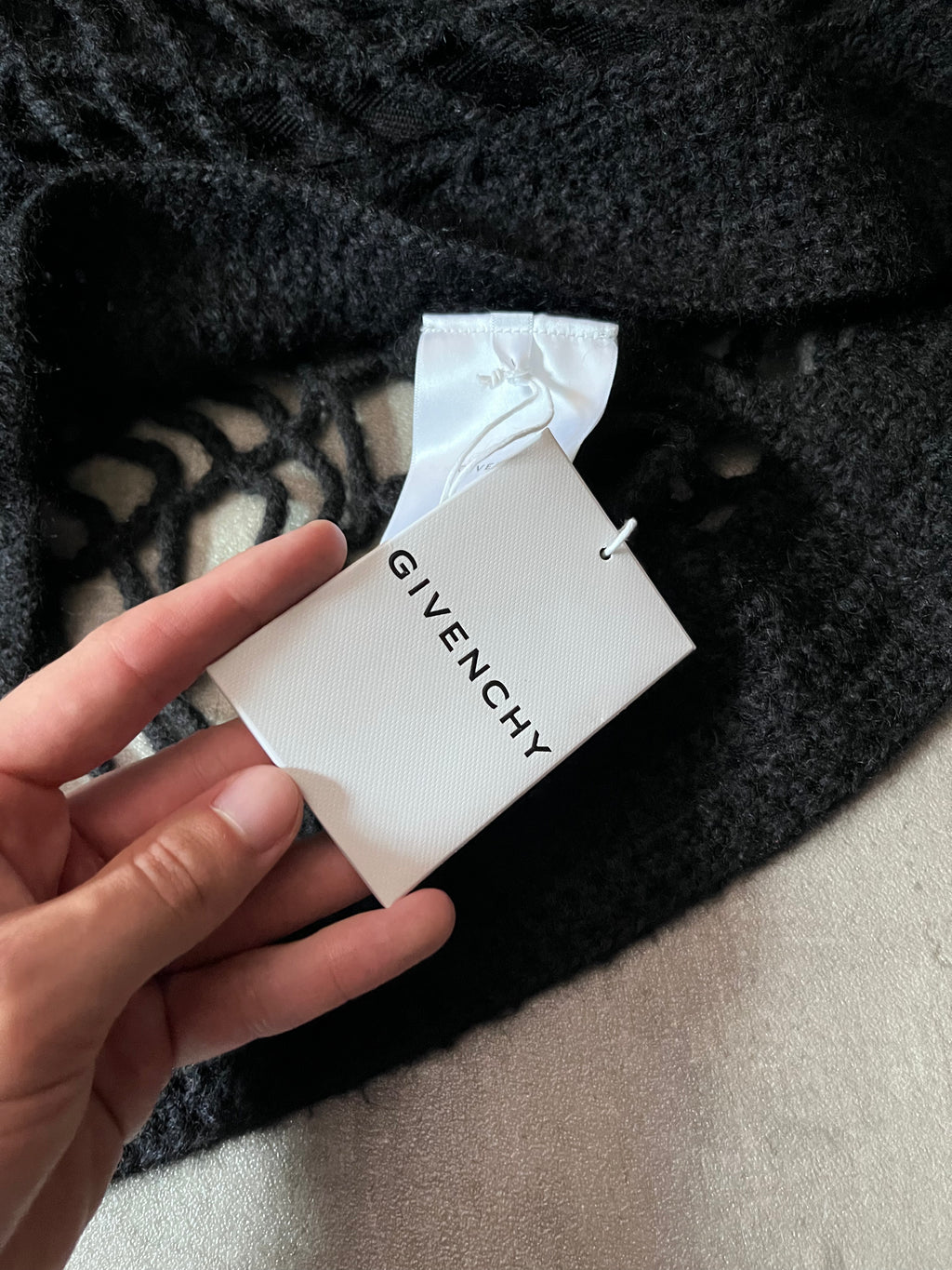 Givenchy Spider Web Wool Zip Hoodie Black Men - L