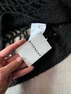 Givenchy Spider Web Wool Zip Hoodie Black Men - L