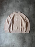 Balenciaga BB Crown Embroidered Logo Sweater Beige Men - M