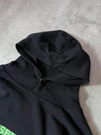 Balenciaga Speed Hunters Print Oversized Hoodie Black Men - L