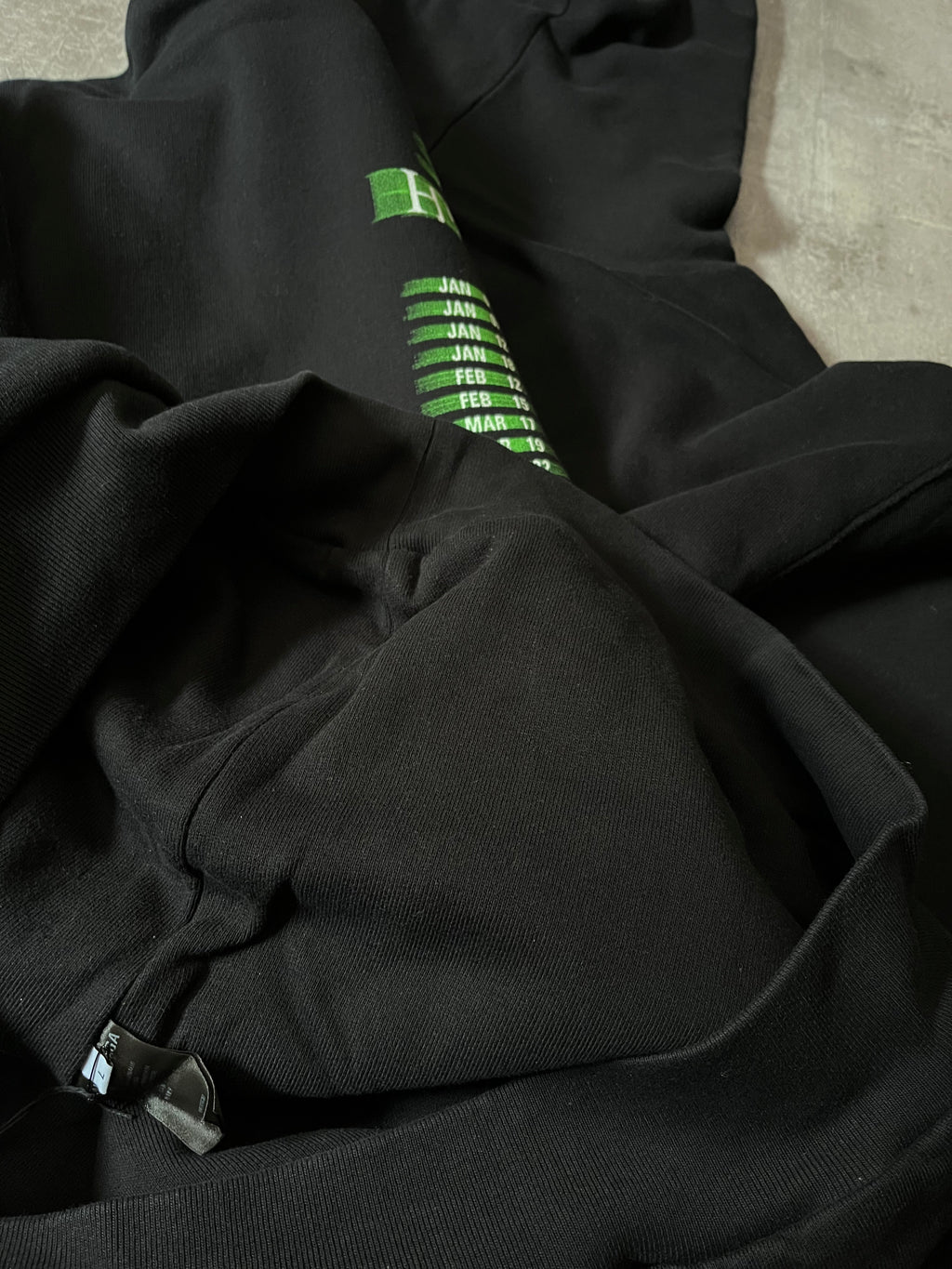 Balenciaga Speed Hunters Print Oversized Hoodie Black Men - L